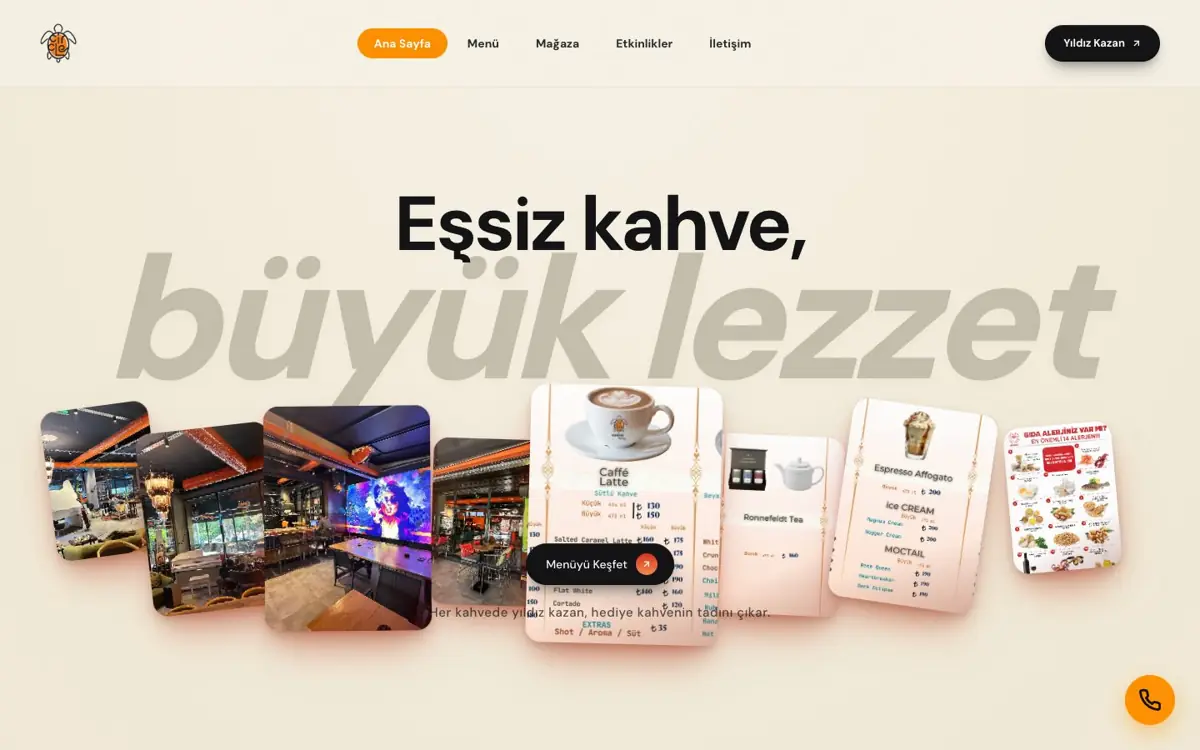 CIRCLE COFFEE — Web · Sadakat · Mağaza